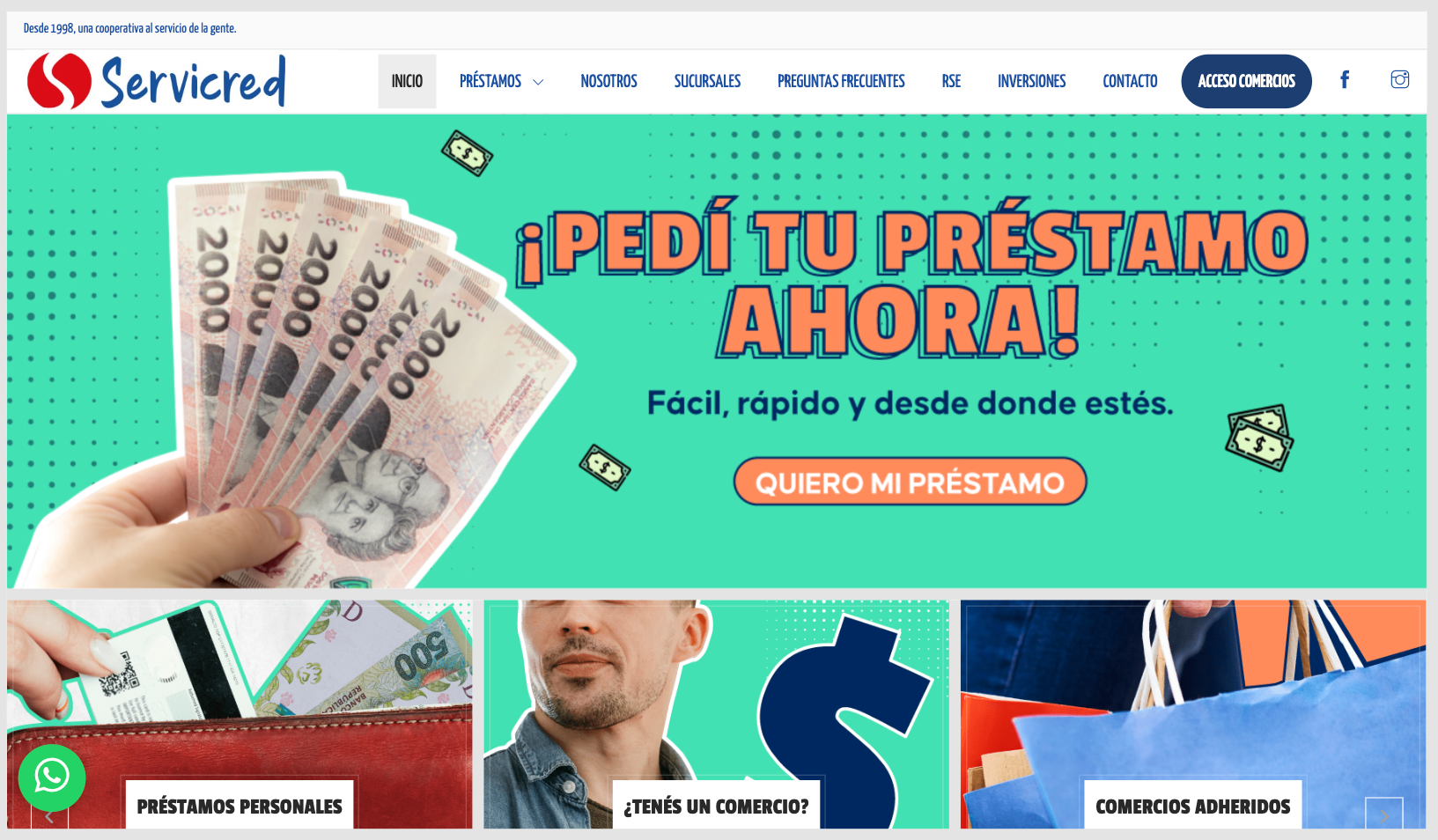 SERVICRED - Modificaciones varias